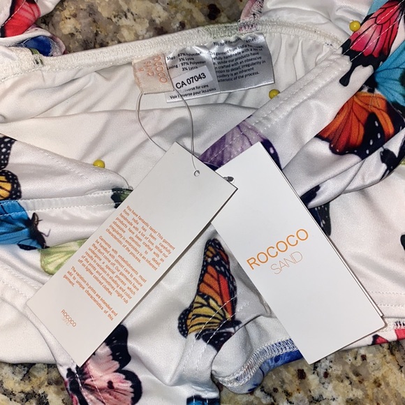 Rococo Sand Butterfly Beaded One Piece Swimsuit - Picture 7 of 8